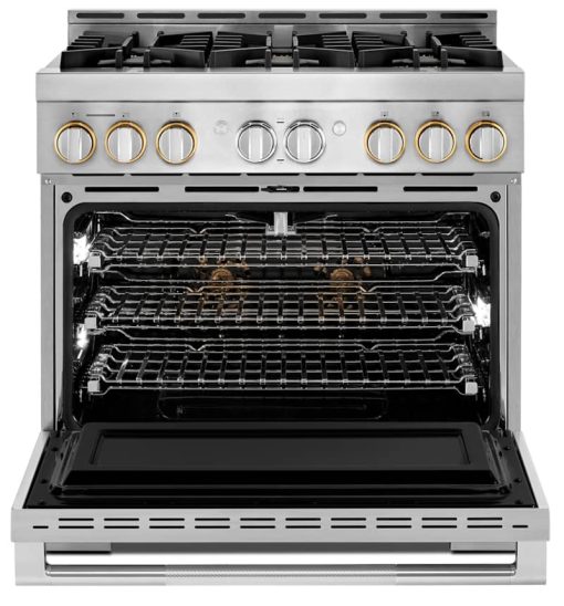 JennAir RISE 36" Stainless Steel Gas Professional-Style Range - Image 2