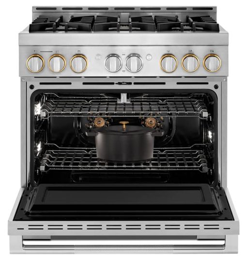 JennAir RISE 36" Stainless Steel Gas Professional-Style Range - Image 3