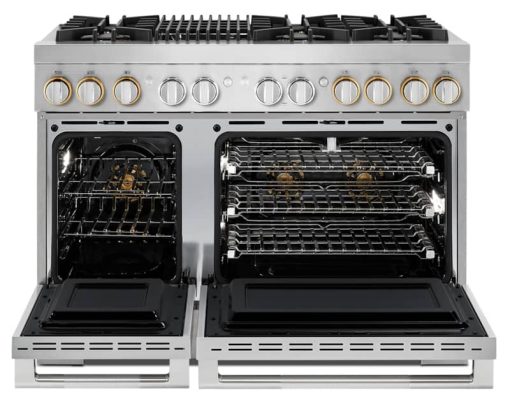 JennAir RISE 48" Stainless Steel Professional Style Dual-Fuel Range With Gas Grill - Image 2