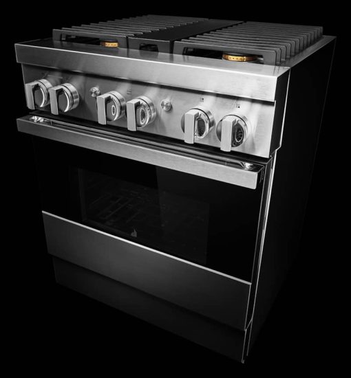 JennAir NOIR 30" Stainless Steel Professional-Style Dual-Fuel Range - Image 6