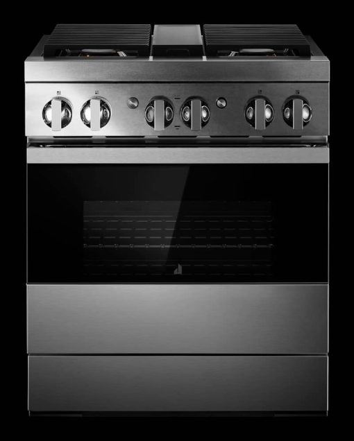 JennAir NOIR 30" Stainless Steel Professional-Style Dual-Fuel Range - Image 5
