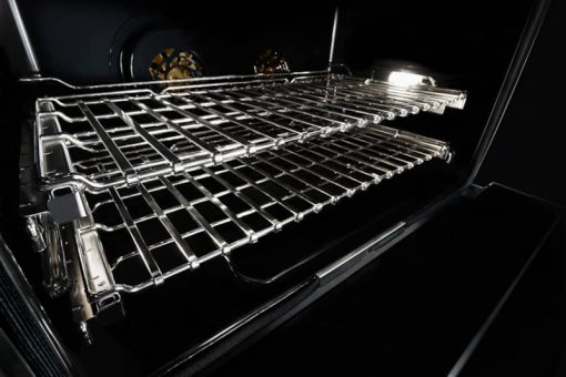 JennAir NOIR 48" Floating Glass Black And Stainless Steel Gas Professional-Style Range With Grill - Image 9