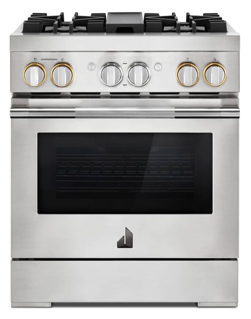JennAir RISE 30" Stainless Steel Professional-Style Dual-Fuel Range