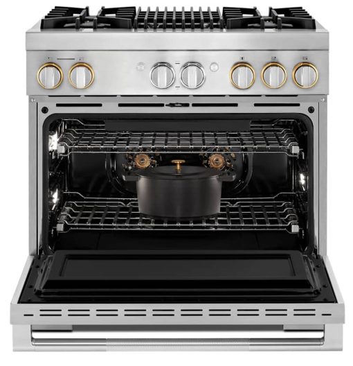 JennAir RISE 36" Stainless Steel Professional-Style Dual-Fuel Range With Gas Grill - Image 3