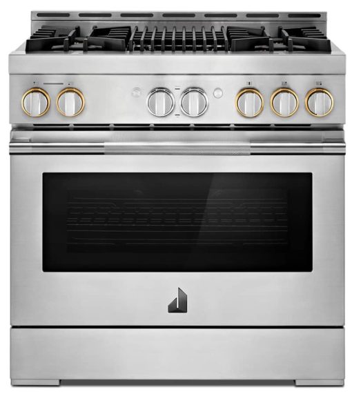 JennAir RISE 36" Stainless Steel Gas Professional-Style Range With Grill