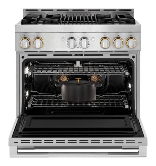 JennAir RISE 36" Stainless Steel Gas Professional-Style Range With Grill - Image 3