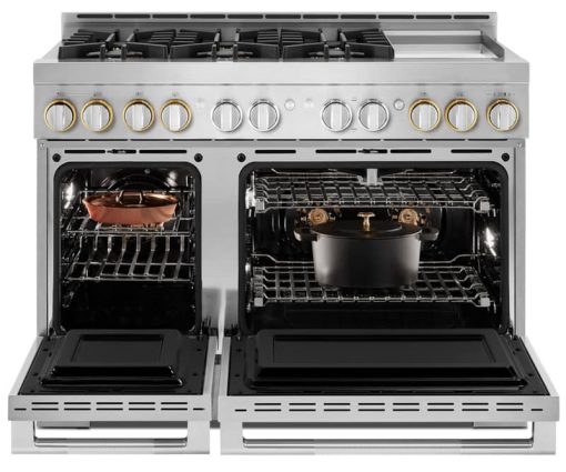 JennAir RISE 48" Stainless Steel Gas Professional-Style Range With Chrome-Infused Griddle - Image 3