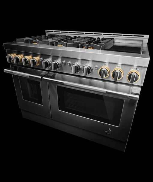 JennAir RISE 48" Stainless Steel Gas Professional-Style Range With Chrome-Infused Griddle - Image 6