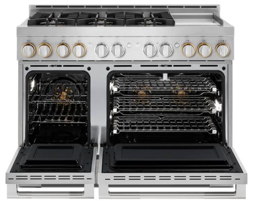 JennAir RISE 48" Stainless Steel Gas Professional-Style Range With Chrome-Infused Griddle - Image 2