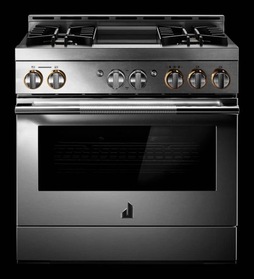 JennAir RISE 36" Stainless Steel Gas Professional-Style Range With Chrome-Infused Griddle - Image 5
