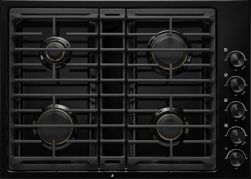 JennAir JX3 30" Black Gas Downdraft Cooktop