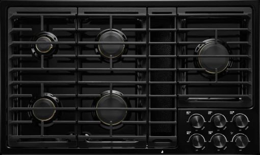 JennAir JX3 36" Black Gas Downdraft Cooktop