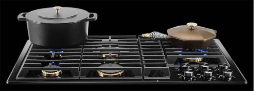 JennAir JX3 36" Black Gas Downdraft Cooktop - Image 4