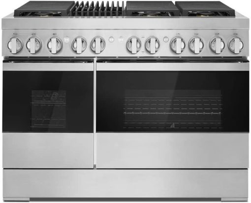 JennAir NOIR 48" Stainless Steel Professional-Style Dual-Fuel Range With Gas Grill
