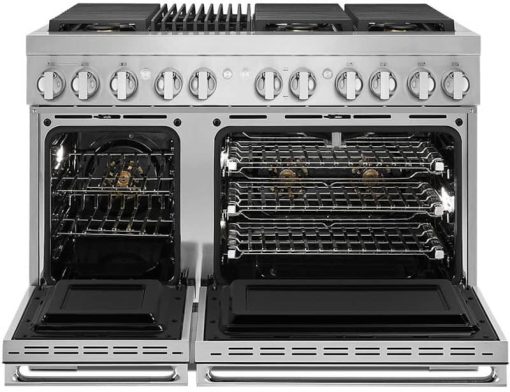 JennAir NOIR 48" Stainless Steel Professional-Style Dual-Fuel Range With Gas Grill - Image 2