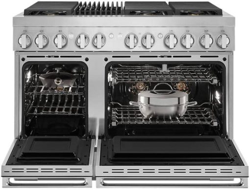 JennAir NOIR 48" Stainless Steel Professional-Style Dual-Fuel Range With Gas Grill - Image 3