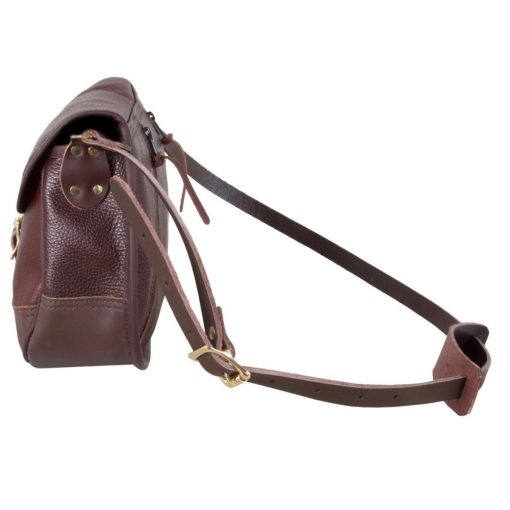 3 Liter Capacity Brown Pebbled Leather Conceal & Carry Shell Purse - Image 2