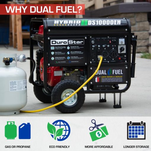 10000-Watt Dual Fuel Hybrid Portable Generator - Image 3