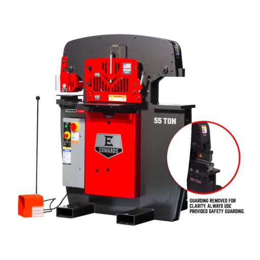 55 Ton Ironworker 3 Phase, 230 Volt, PowerLink, 10" Brake - Image 3