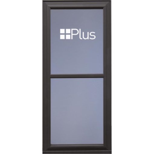Larson Easy Vent XTR 36 In. W x 81 In. H x 1-7/8 In. Thick Graphite Full View Aluminum Storm Door