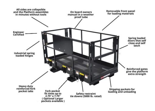 Haugen Industrial Aerial Work Platform 4' X 8' - Image 3