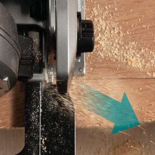 Makita 40V max XGT 9 1/4" Circular Saw with Guide Rail Compatible Base AWS Capable Bare Tool - Image 5