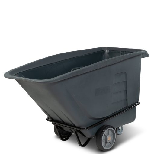 Toter 1 Cubic Yard 2000 lbs Capacity Heavy Duty Tilt Truck Gray - Image 4