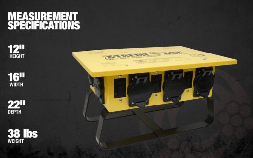 Southwire X TREME BOX Power Distribution Unit with Roll Cage - Image 9