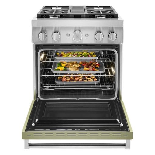 30" Dual Fuel Self Clean Convection Range - Image 3