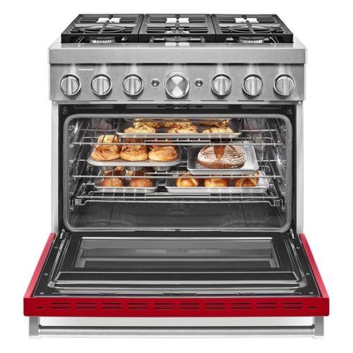 36" Dual Fuel Self Clean Convection Range - Image 3