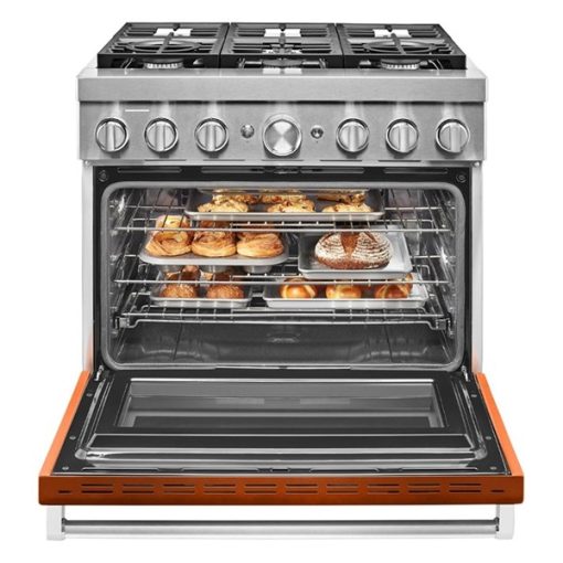 36" Dual Fuel Self Clean Convection Range - Image 3