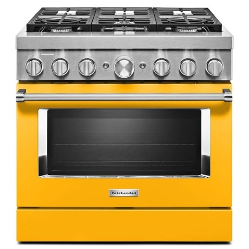 36" Dual Fuel Self Clean Convection Range