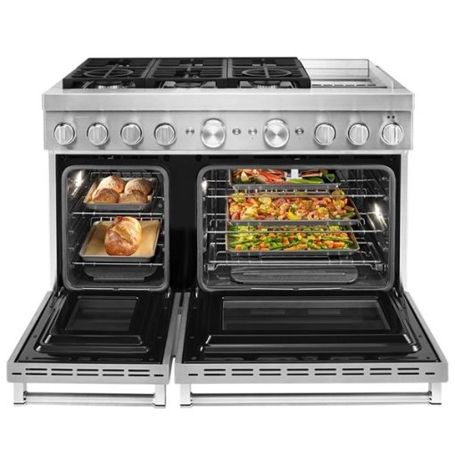 48" Dual Fuel Self Clean Convection Range - Image 3