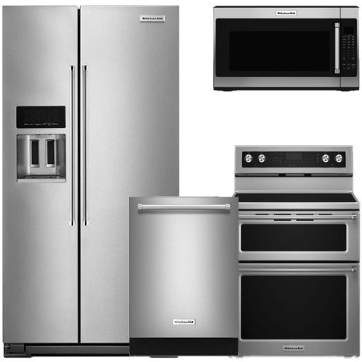 KitchenAid Stainless Steel Four Piece Kitchen Suite