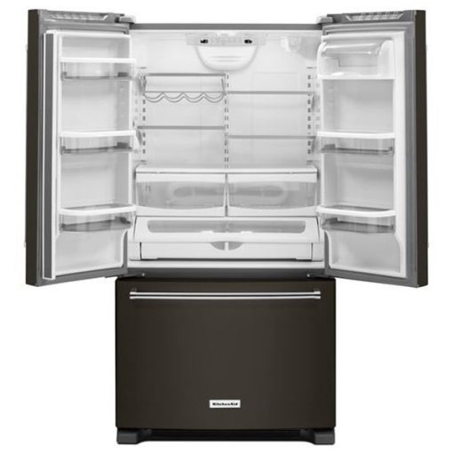 20 cu ft French Door Black Stainless Steel Refrigerator - Image 3