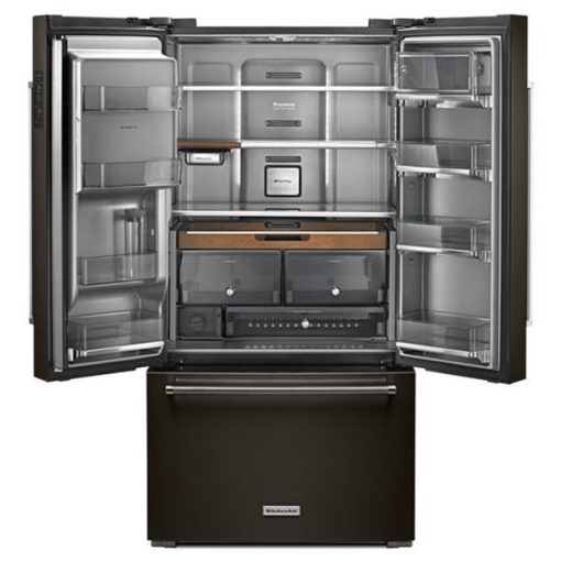 23.8 cu ft French Door Black Stainless Steel Refrigerator - Image 3