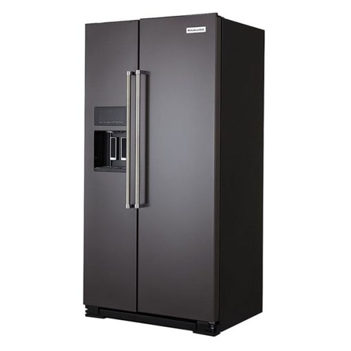 19.8 cu ft Side-by-Side Black Stainless Steel Refrigerator - Image 2