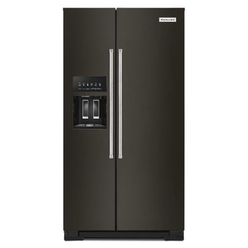 19.8 cu ft Side-by-Side Black Stainless Steel Refrigerator