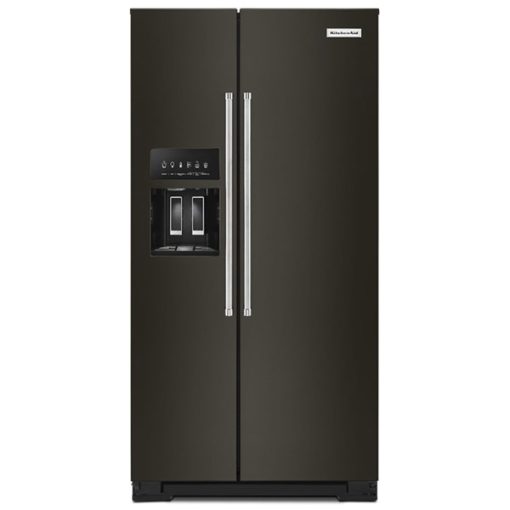 22.6 cu ft Side-by-Side Black Stainless Steel Refrigerator