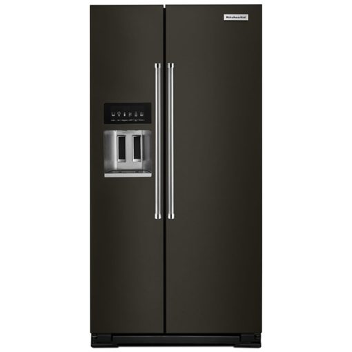 24.8 cu ft Side-by-Side Black Stainless Steel Refrigerator