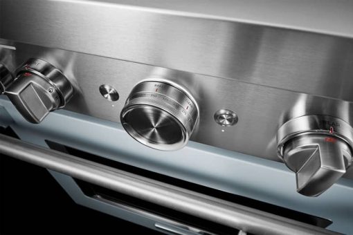 KitchenAid 30" Misty Blue Smart Commercial-Style Dual Fuel Range With 4 Burners - Image 7