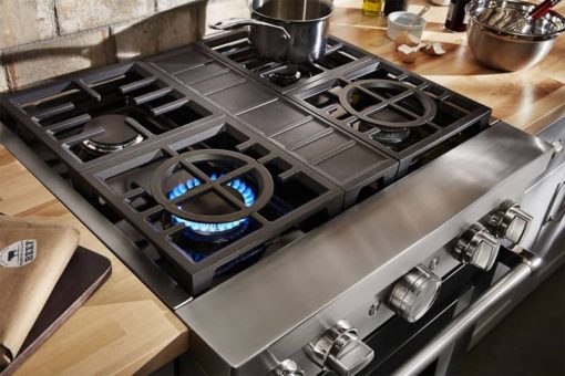 KitchenAid 30'' Stainless Steel Smart Commercial-Style Dual Fuel Range With 4 Burners - Image 9