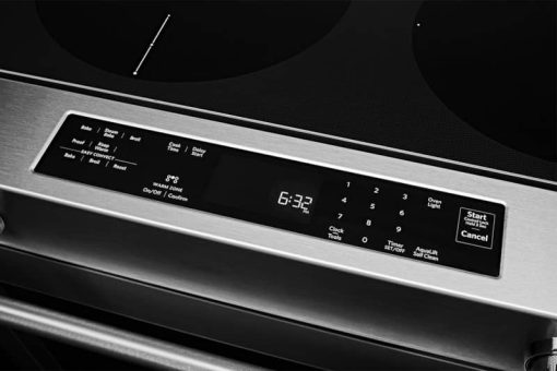 KitchenAid ADA 30" Stainless Steel Electric Slide-In Convection Range - Image 6