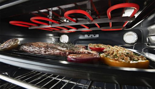 KitchenAid ADA 30" Stainless Steel Electric Slide-In Convection Range - Image 7