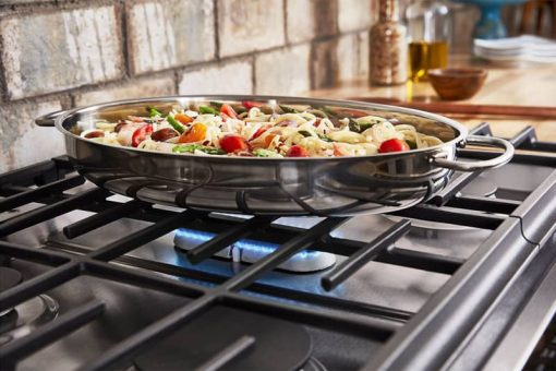 KitchenAid ADA 30" Stainless Steel Slide-In Convection Gas Range With Baking Drawer - Image 7