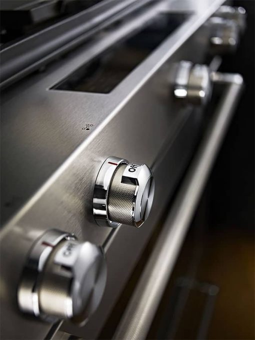 KitchenAid ADA 30" Stainless Steel Slide-In Convection Gas Range With Baking Drawer - Image 5