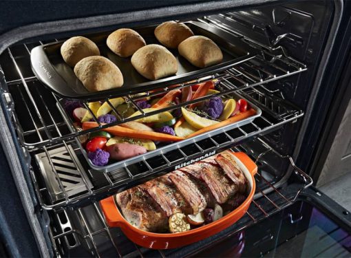 KitchenAid ADA 30" Black Stainless Steel Slide-In Gas Range - Image 3