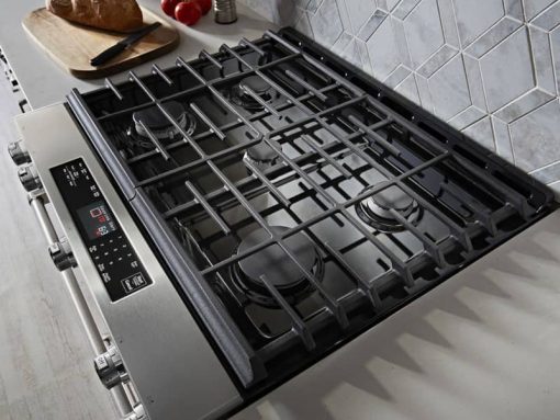 KitchenAid ADA 30" Stainless Steel Slide-In Gas Range - Image 2