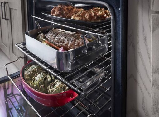 KitchenAid ADA 30" Stainless Steel Slide-In Gas Range - Image 3
