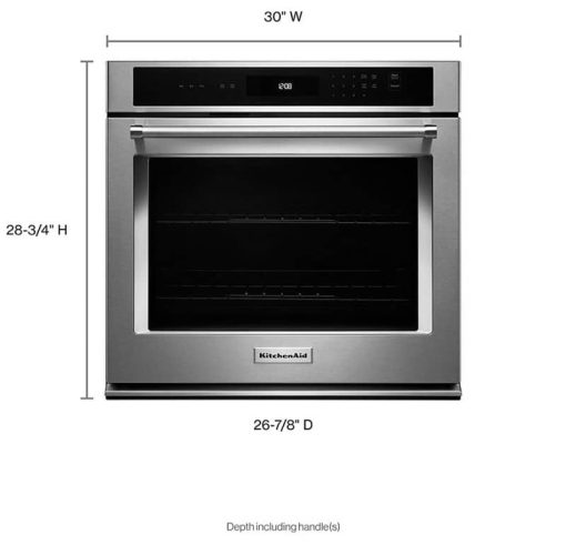 KitchenAid 30" Stainless Steel Single Wall Oven With Even-Heat Thermal Bake/Broil - Image 4